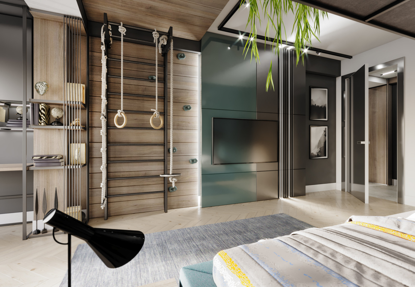 Небольшая квартира, в срвременном стиле