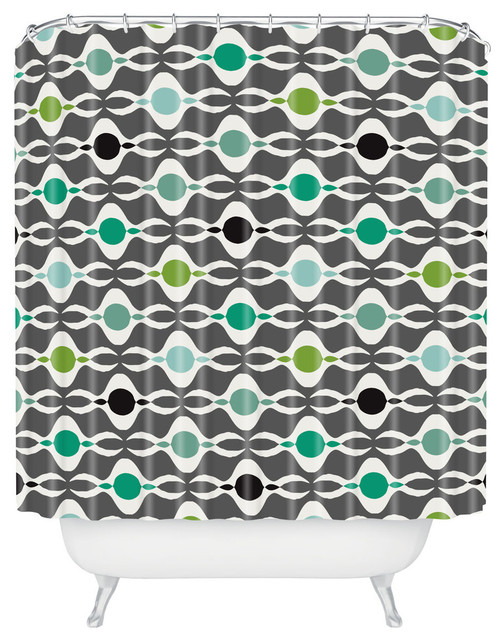 Deny Designs Karen Harris Coming Undone In Succulent Dark Shower