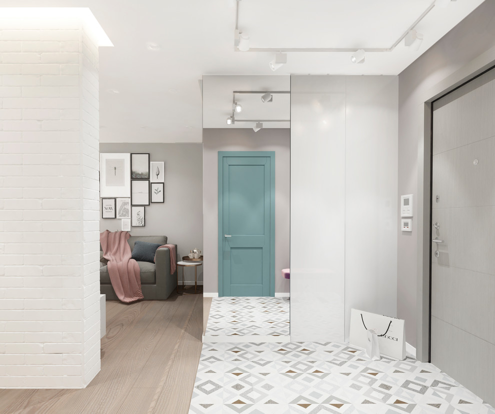 Квартира 40 м2 для молодой девушки в скандинавском стиле.