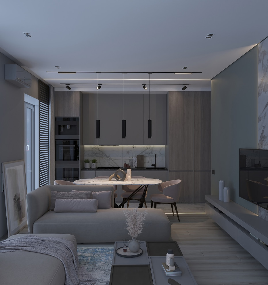 Вечерняя атмосфера в уютной квартире