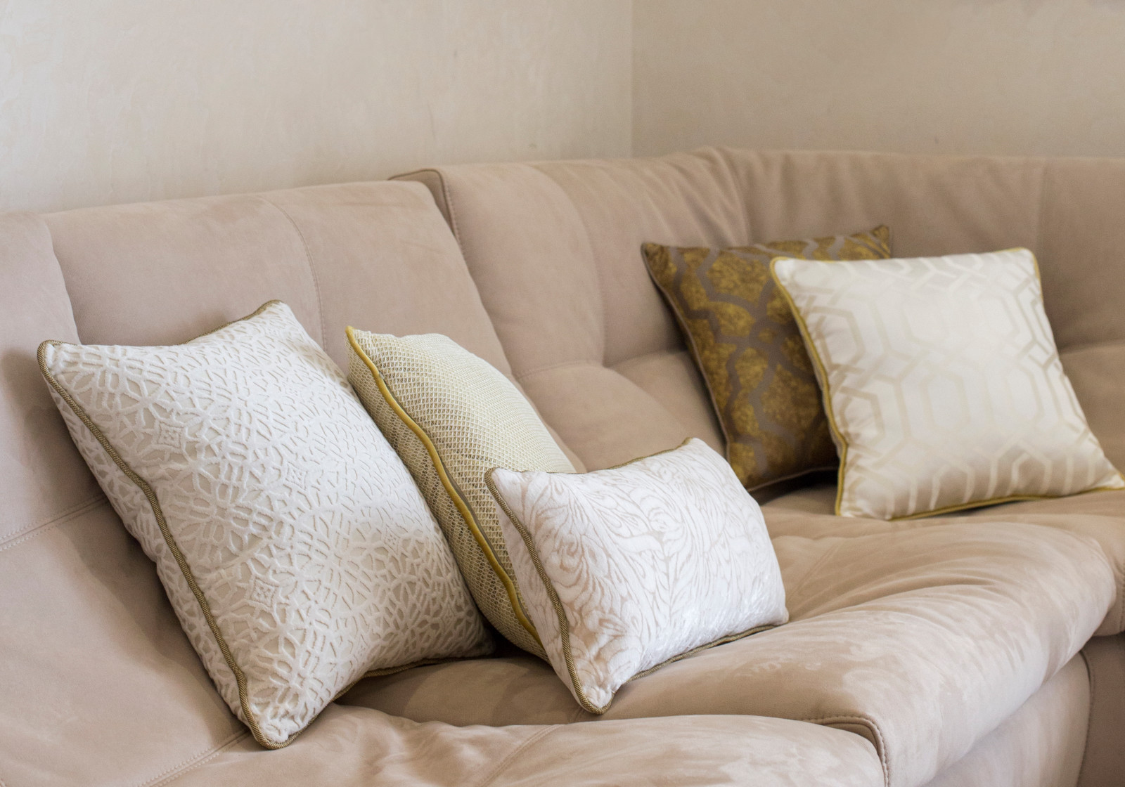 Текстиль в квартире Екатерины Одинцовой