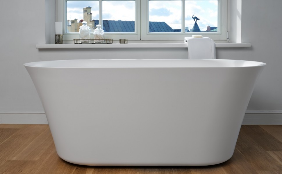 Tulip Отдельностоящая Каменная ванна от Viva Lusso