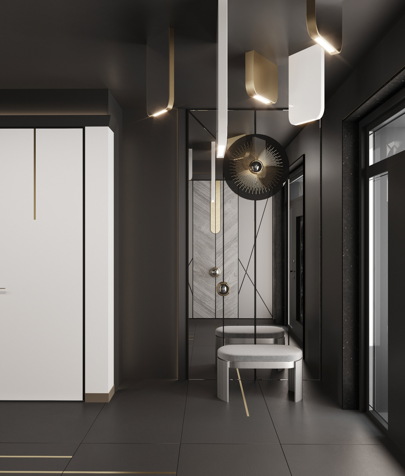 Пирит прихожая и холл