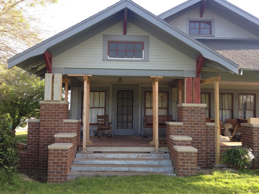 Need help deciding color of our new front porch columns