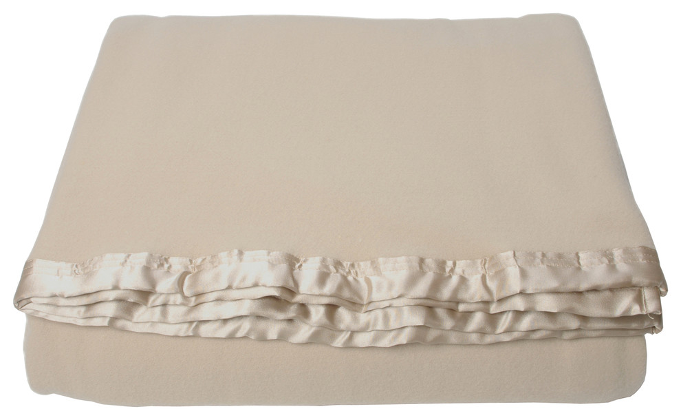 Creswick Micron 23 Merino Wool Blanket, Contemporary Blankets by