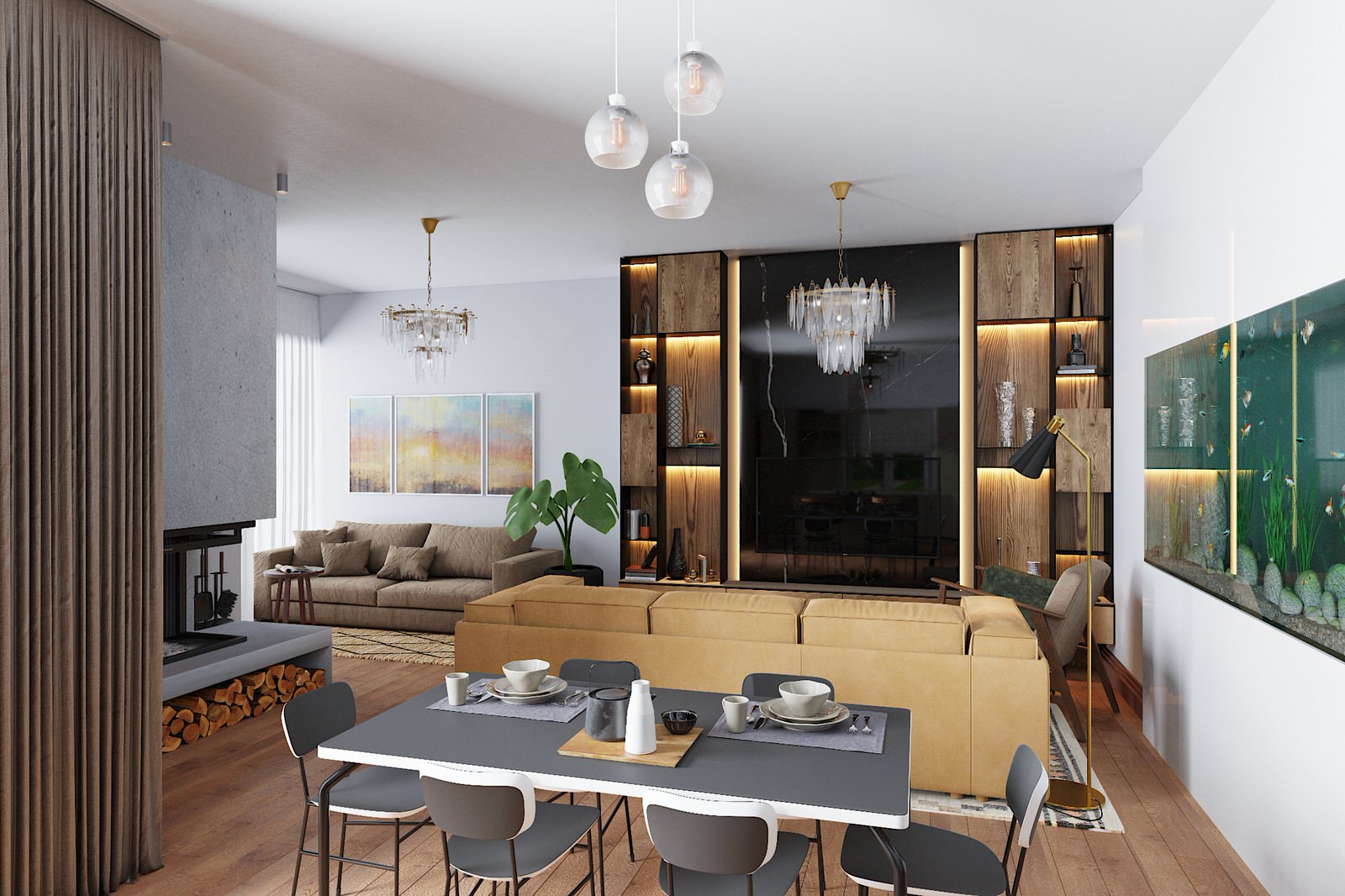 Виртуальный проект дом 300м2