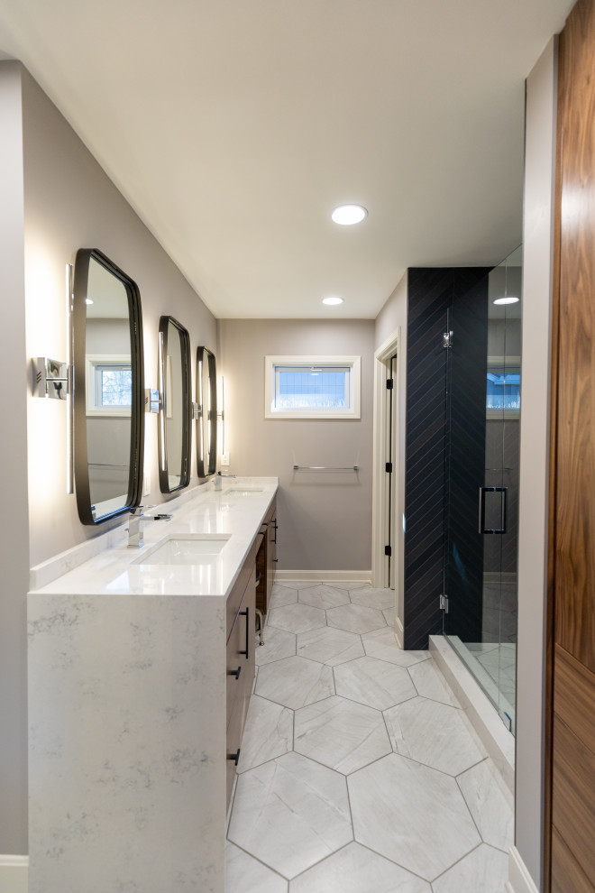 Modern Primary Suite Remodel - Modern - Bathroom - Kansas City - by ...