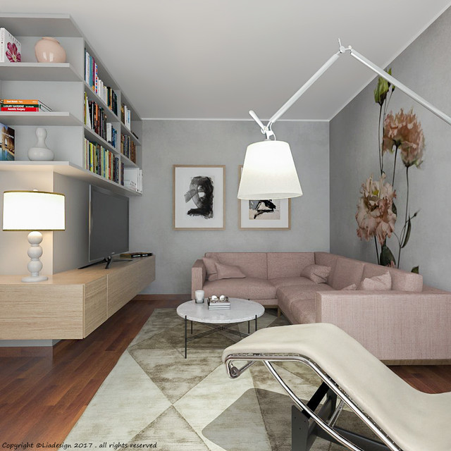 Casa nuova ed uno stile da creare - Progetto in corso contemporary-rendering