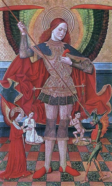 Juan De la Abadia The Archangel Michael, 16"x24" Premium Archival Print