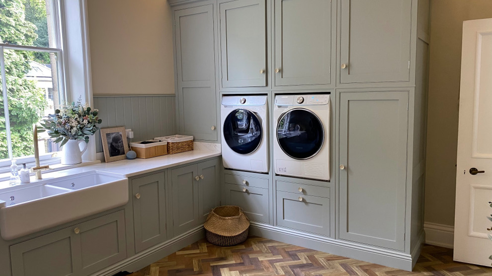 Photo of a traditional laundry room in Kent.
