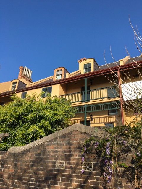 Heritage Renovation Dawes point amerikansk-craftsman-fasad