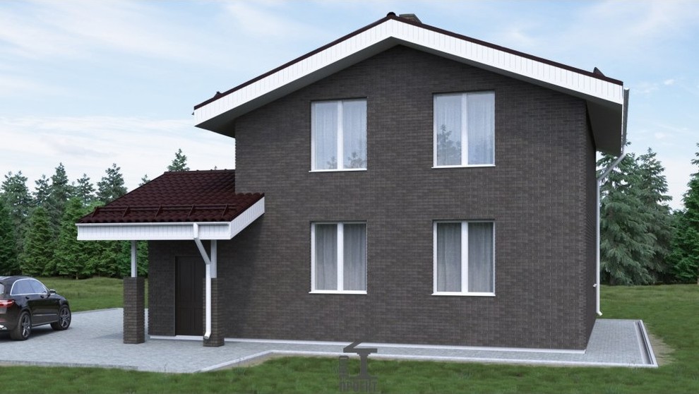 Индивидуальный 2-ух этажный жилой дом