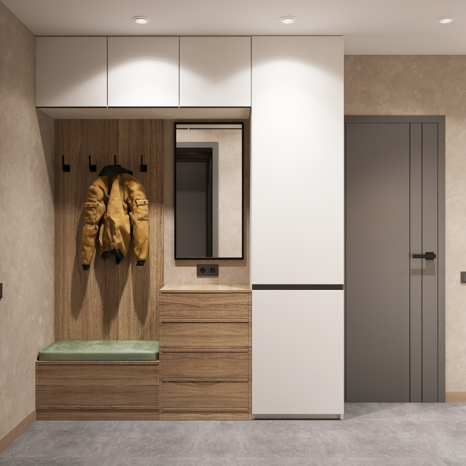 Дизайн проект квартиры , площадью 36 кв.м