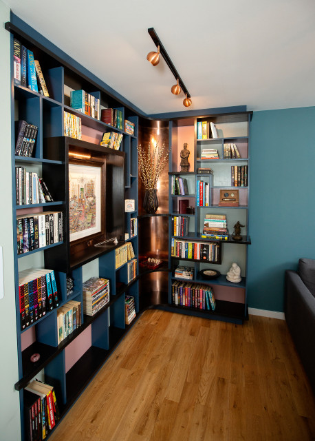 Comic Haven Bookcase eclectic-family-room