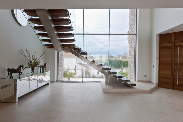 Decorating: 10 Dramatic Ways to Use Glass Banisters | Houzz UK