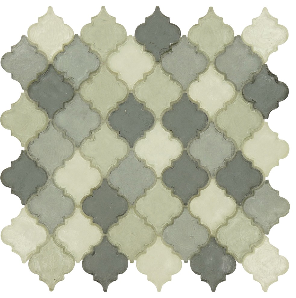 iridescent arabesque tile