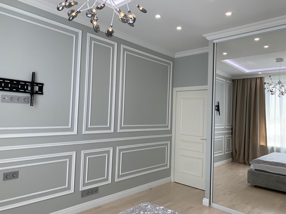 Светлая однокомнатная квартира в неоклассическом стиле