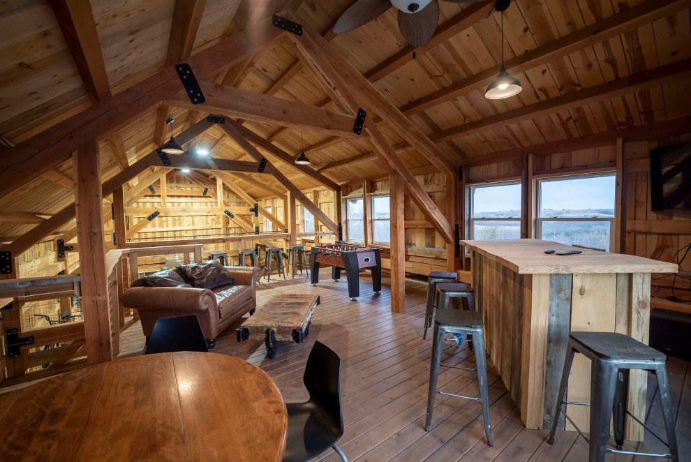 The Armstrong - JRE0220 - Rustic - Garage - by Legacy Post & Beam