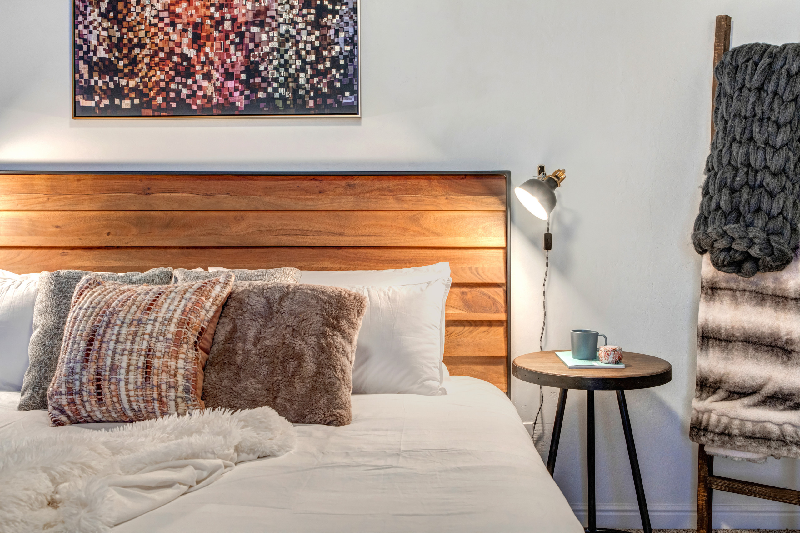 Modern Rustic Log Home Furniture Project on a Dime!