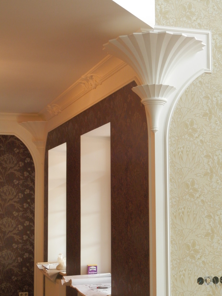 Наша лепнина в проекте с стиле модерн