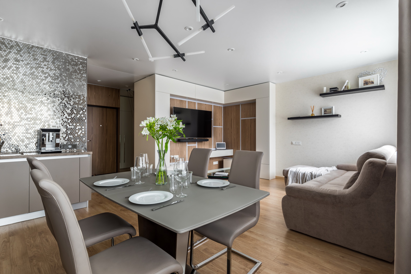 Трехкомнатная квартира для молодой пары