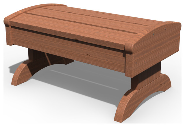Pressure Treated Pine Foot Stool, Canyon Brown