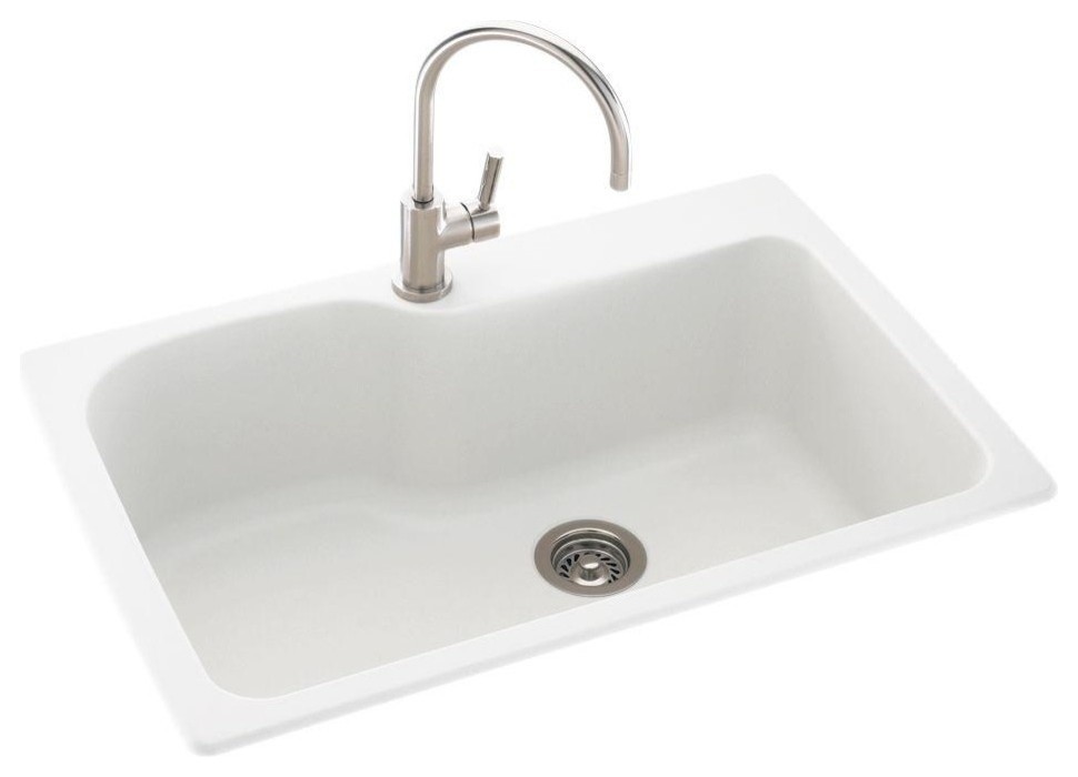 white swanstone kitchen sink strainer