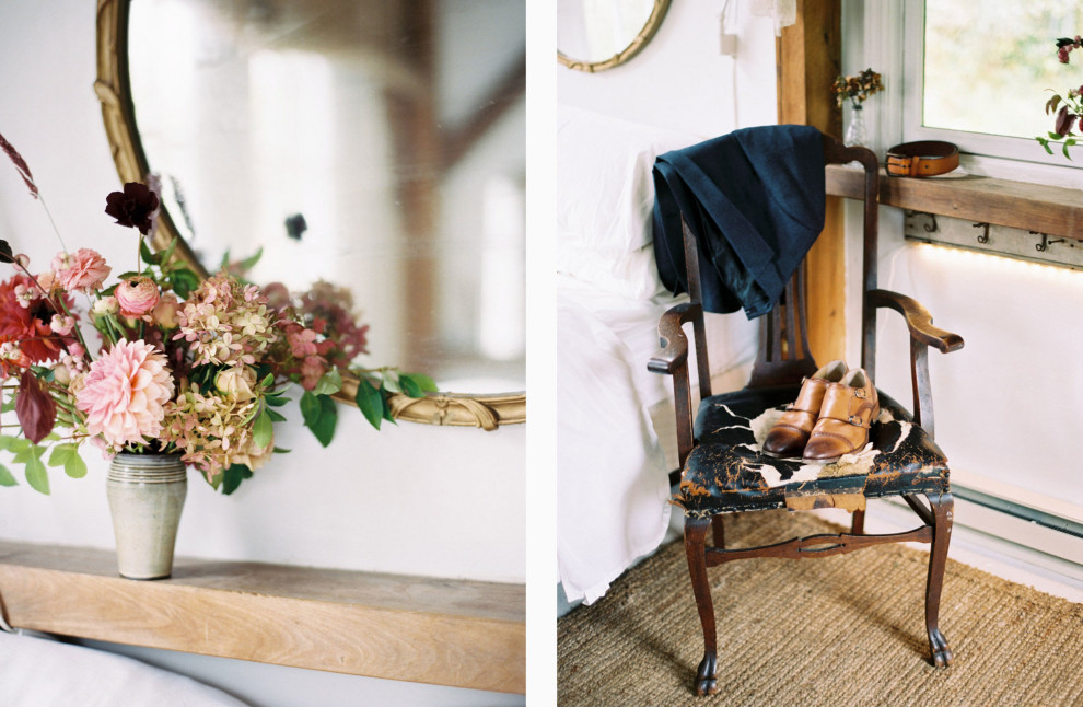Inspiration for a rustic home design remodel in New York