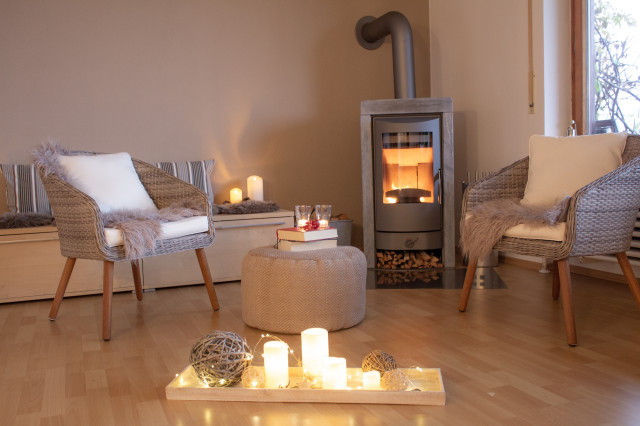 Interior Redesign Wohn-Essbereich scandinavian-living-room