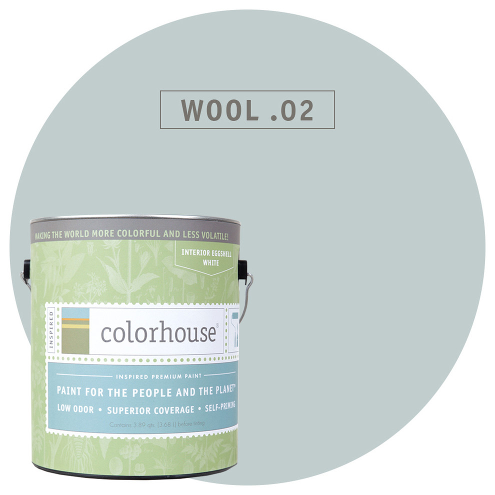 ColorSpot Eggshell Interior Paint Sample, Wool .02,  8-oz