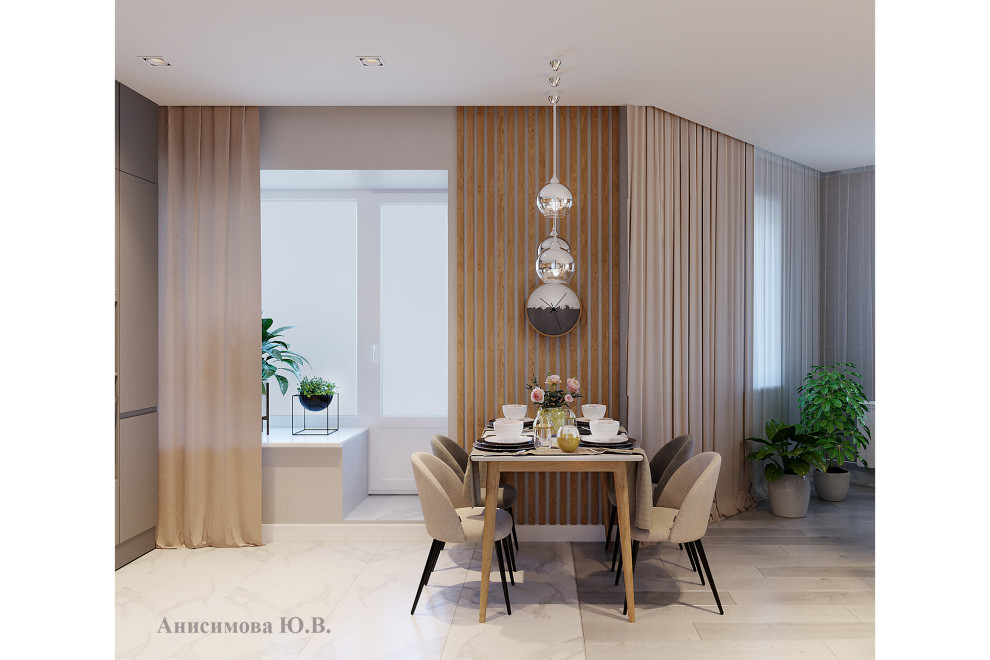 Кухня-гостиная, г. Томск, 2021 г.