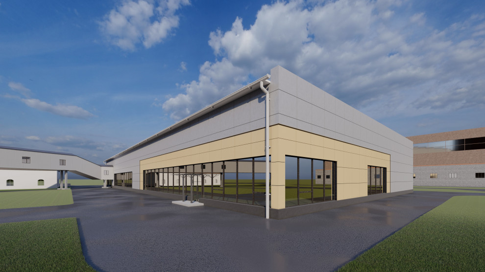 Дизайн фасада для Металлургического завода