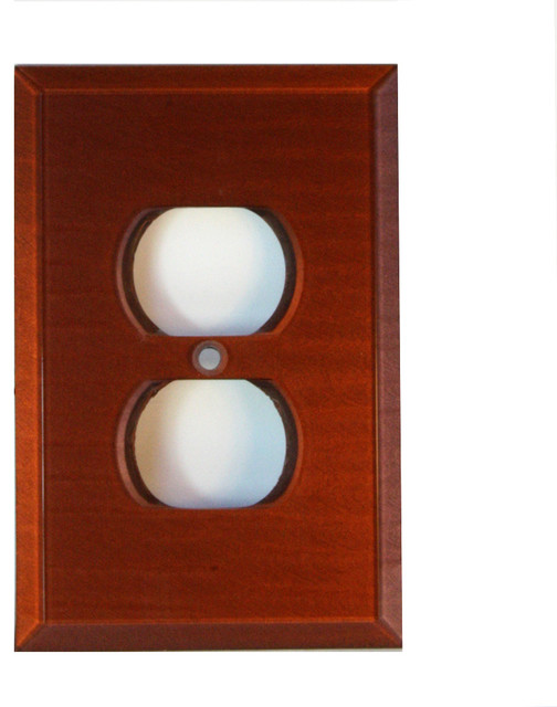 Agate Glass Single Duplex Outlet Cover