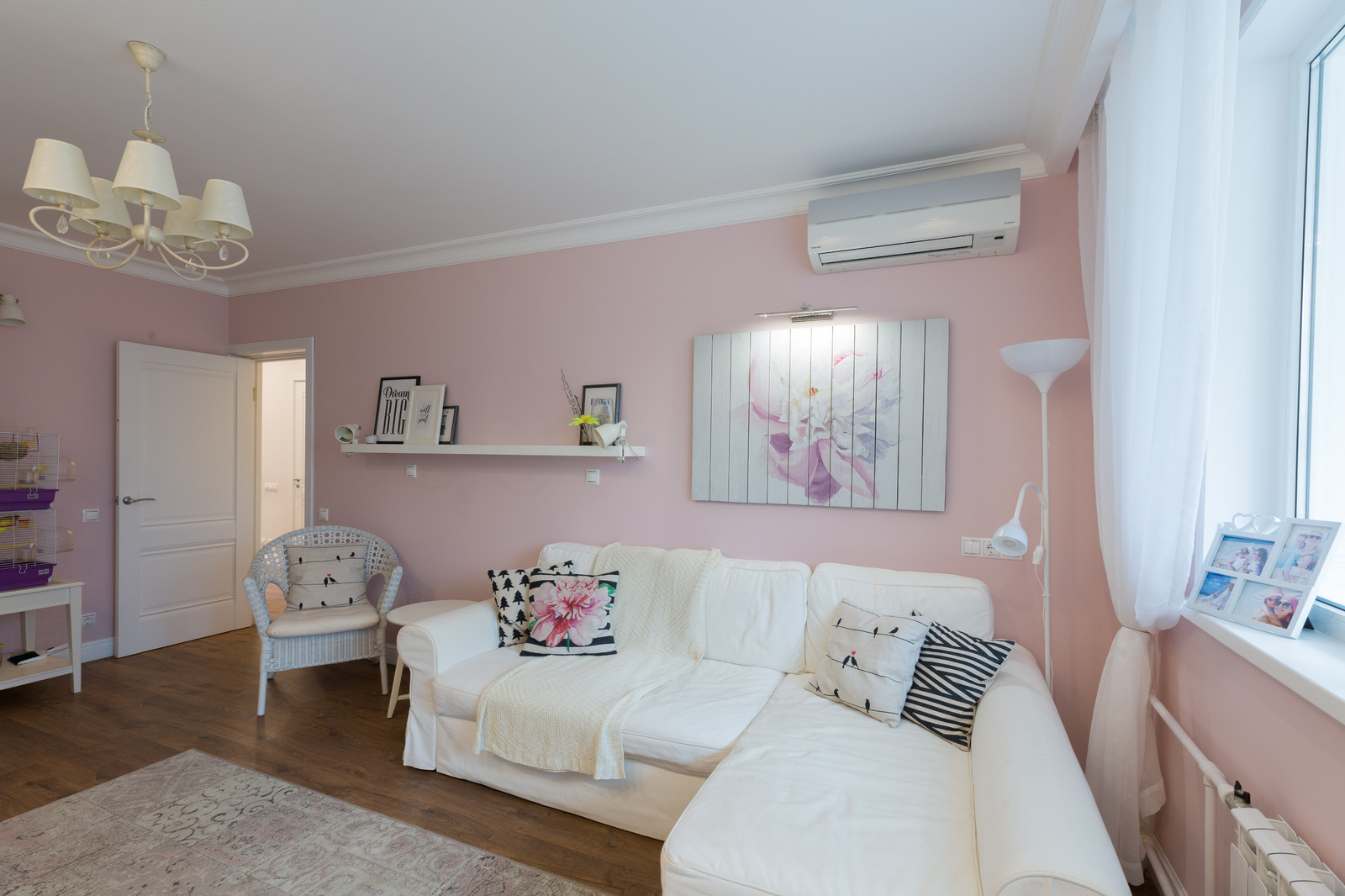 Квартира в доме серии П44 в Скандинавском стиле