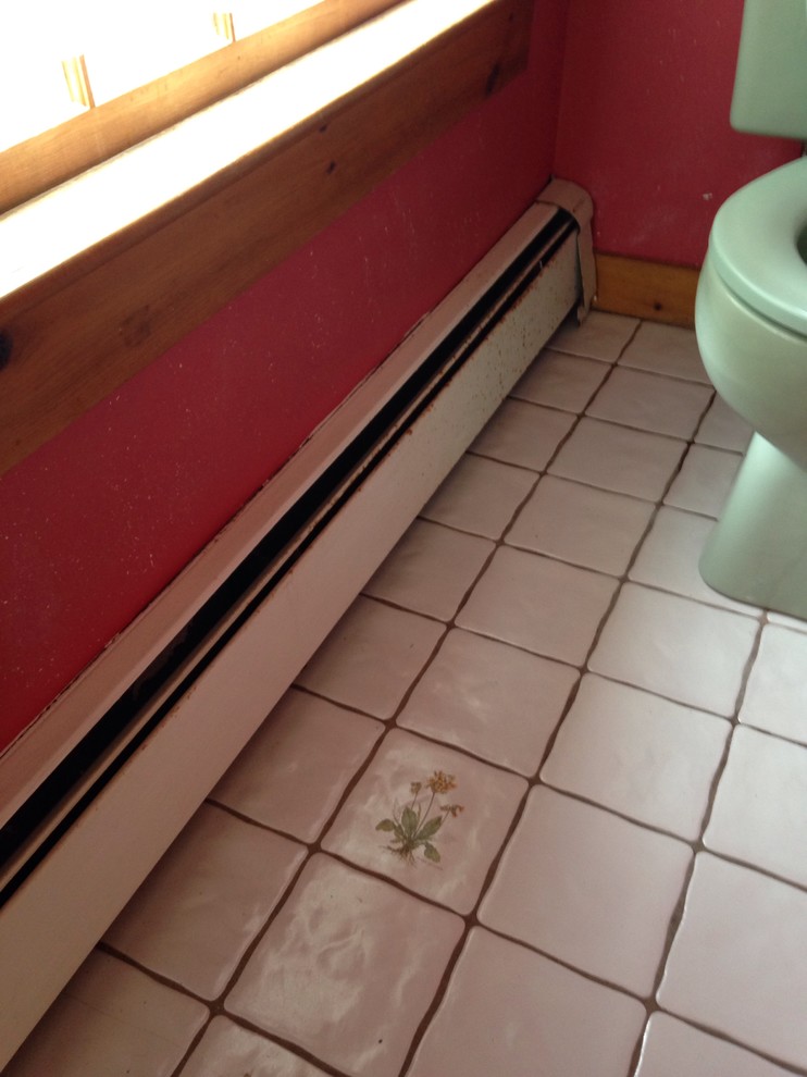 Bathroom baseboard heaters
