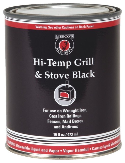 Meeco Mfg Co Inc 16 Oz Black Stove Paint 403 Contemporary Paint By Hipp Hardware Plus