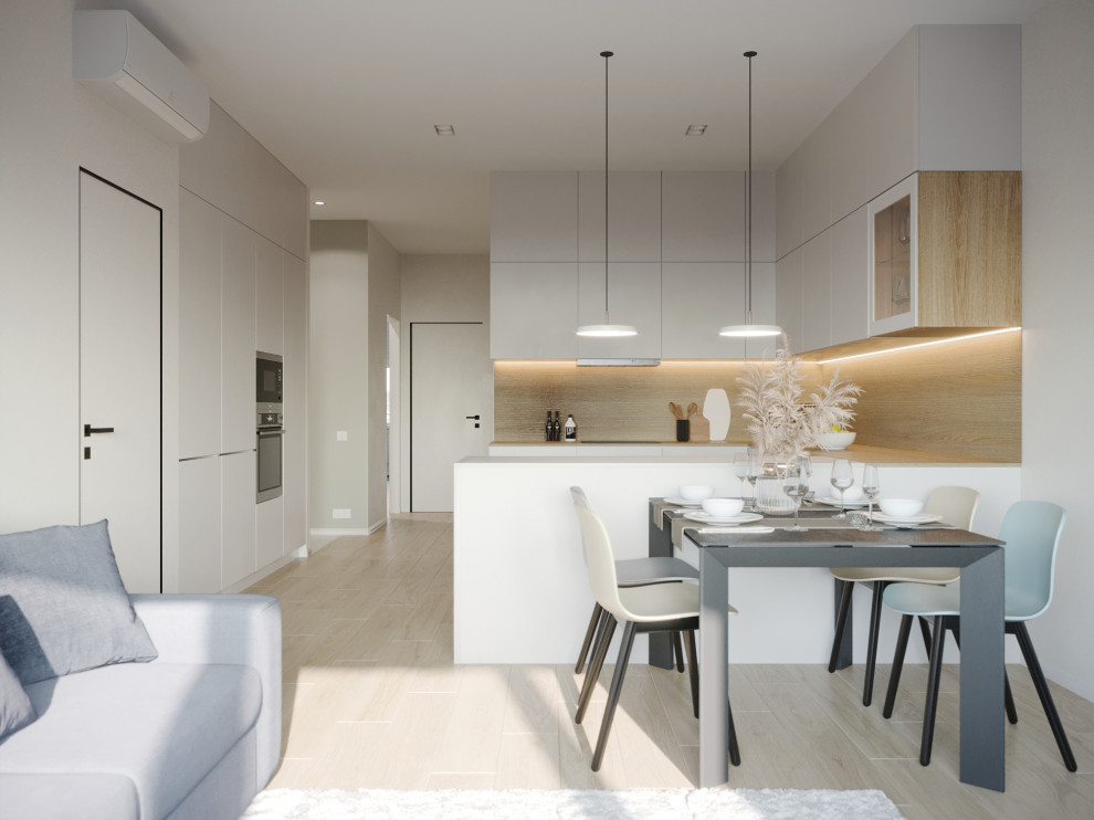 Гостиная-кухня