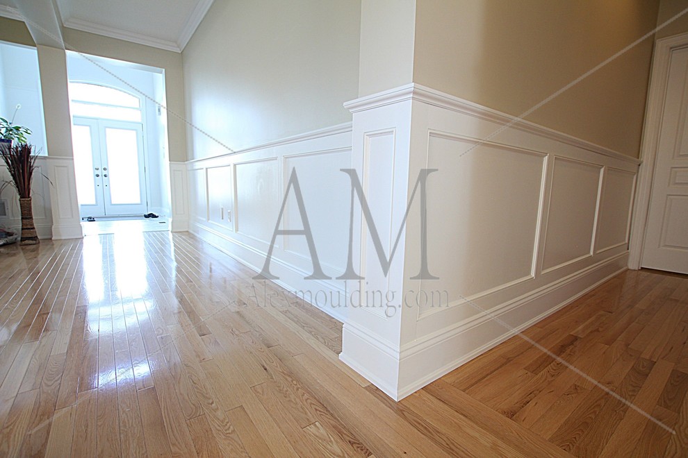 wainscoting diy can done with mdf or wood panels?