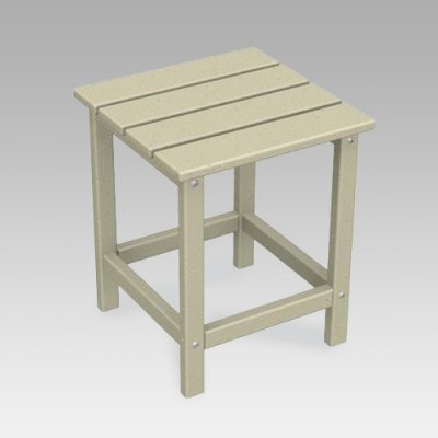 POLYWOOD® Recycled Plastic Long Island 18in. Outdoor Side Table