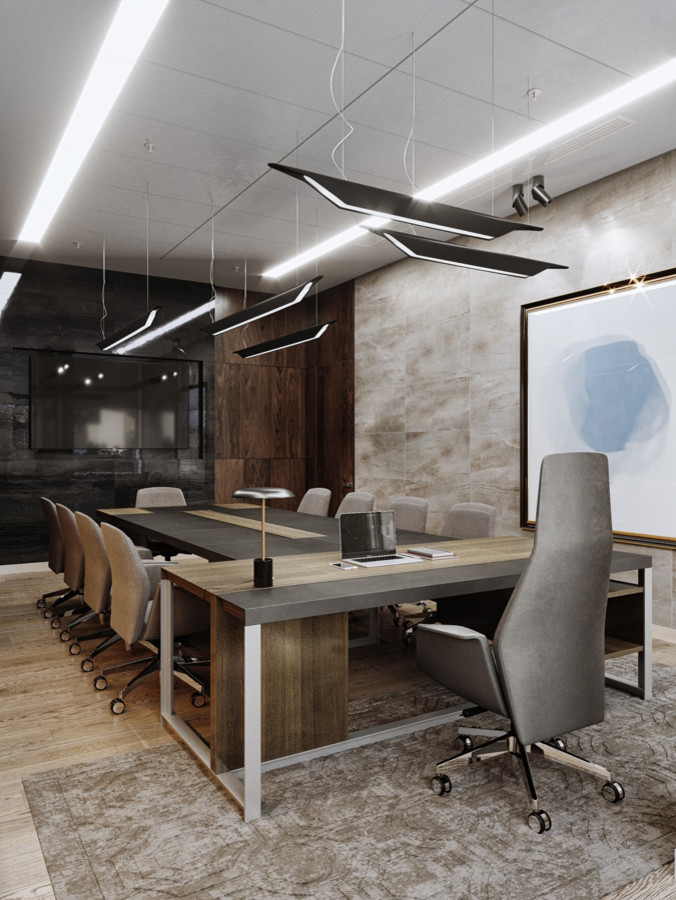 Дизайн интерьера Штаб-квартиры Синтерра Групп