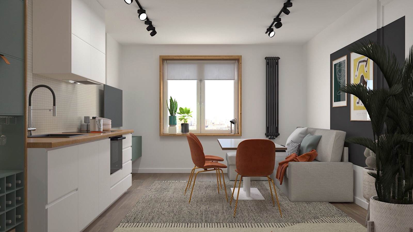 Кухня комбо из ИКЕА и заказной мебели