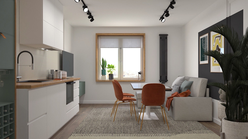 Кухня комбо из ИКЕА и заказной мебели