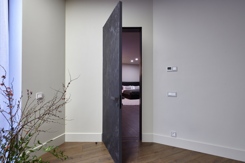 Idee per una camera da letto design di medie dimensioni