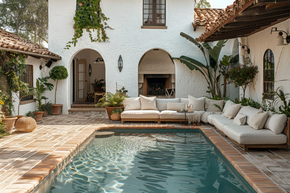 Example of a tuscan pool design in San Diego