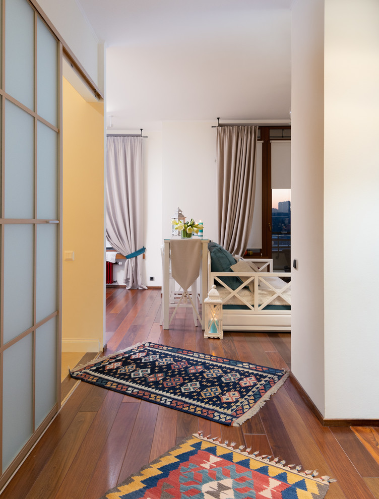 Inspiration for a mid-sized eclectic entryway remodel
