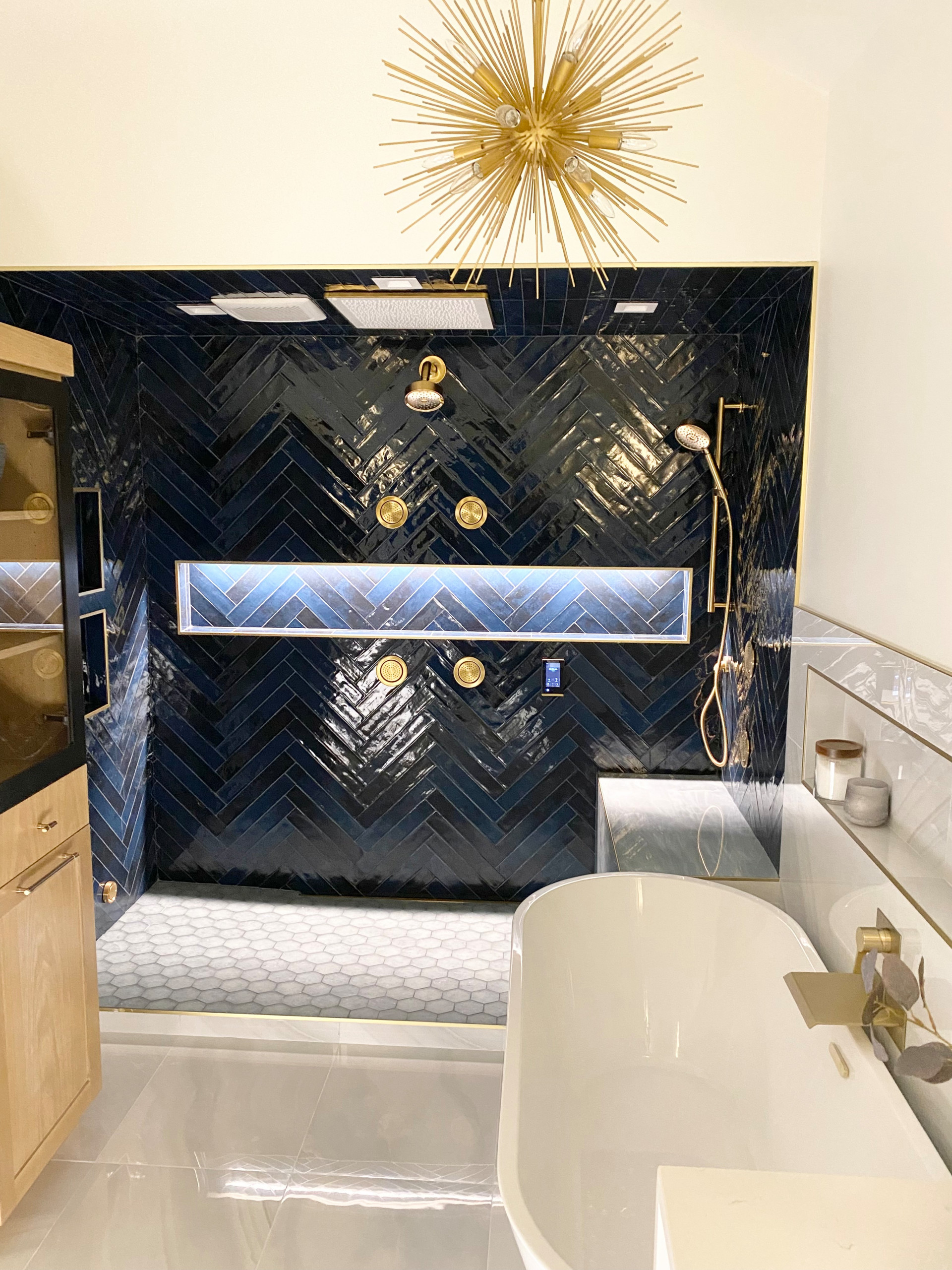 Milton Blue bathroom