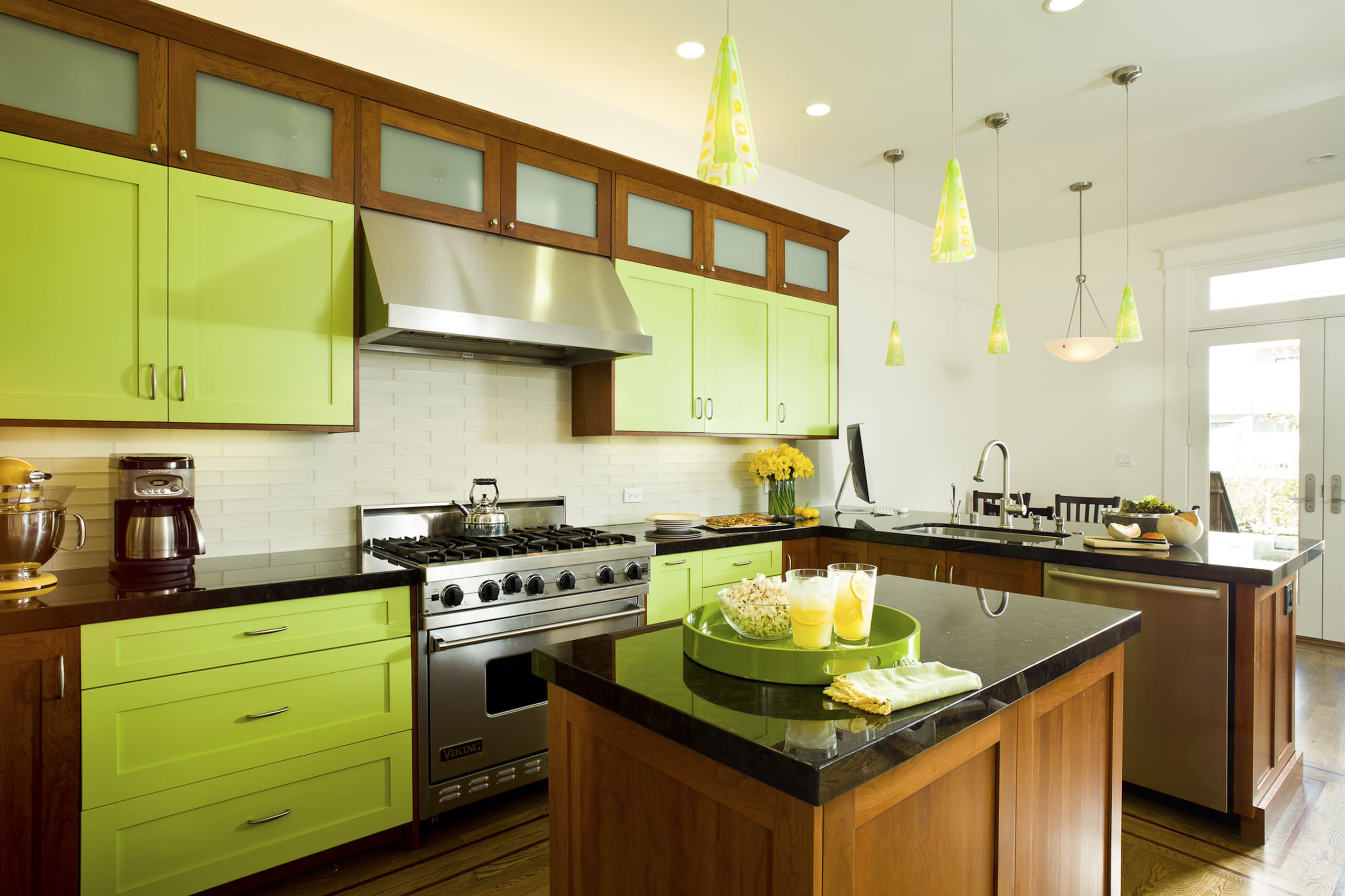 Bright Lime Green - Eclectic - Kitchen - San Francisco - by McKinney  Photography | Houzz AU