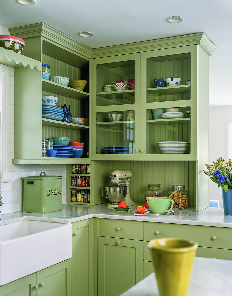 Maine Cottage Kitchen - Traditional - Kitchen - New York ...