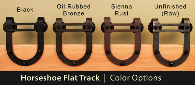 Horseshoe Sliding Barn Door Hardware Rustic By Real Carriage Horseshoe Sliding Barn Door Hardware