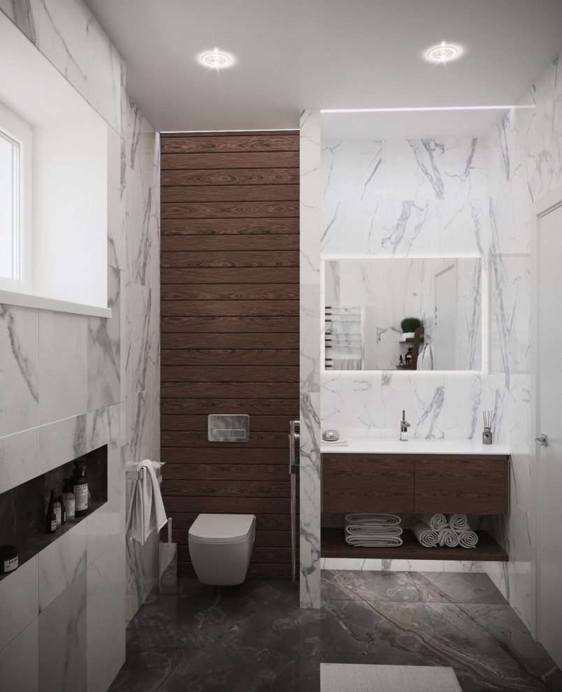 Дизайн интерьера двухэтажного жилого дома